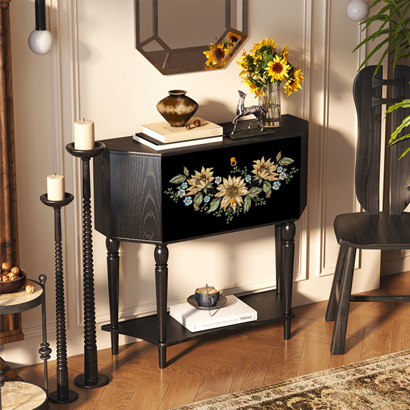 Console moderne à 2 tiroirs