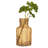 Jhonathon 9" Textured Amber Glass Table Vase-1671581205-1672266900