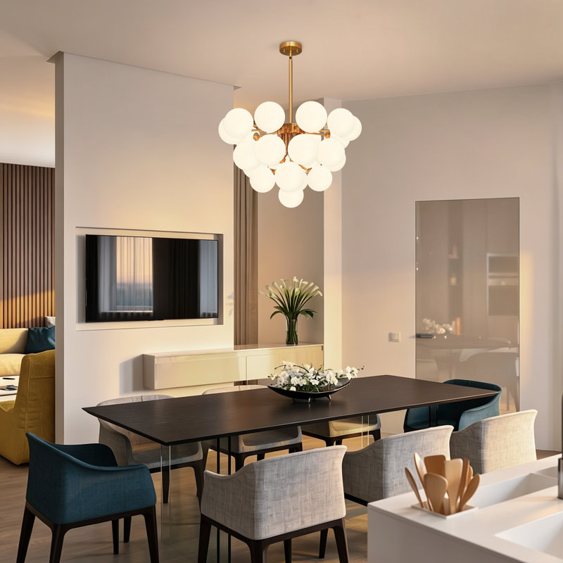 Lustre moderne 23 lumières Spoutnik