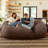 7 Foot Giant Bean Bag Sofa-24080456