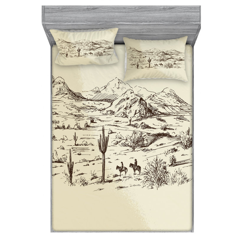 Microfiber Sheet Set, Queen Sheet Set with Fitted Sheet