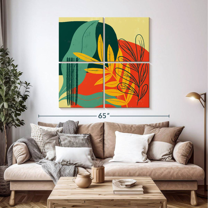Harnek Mid-Century Modern II, H 45 po x l 45 po