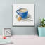 «Wake Up Coffee 1 Linen Classic Blue» par Danhui Nai, art mural sur toile-1428901647