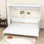 Lit escamotable mural avec tablettes-913432449-913432450