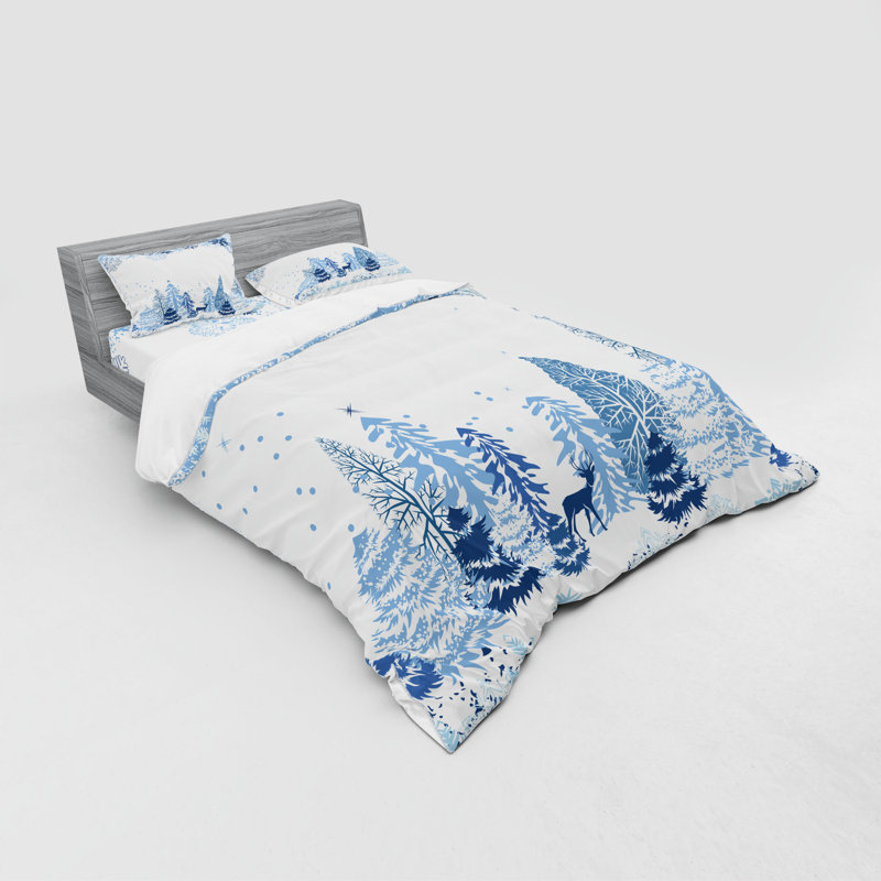 Rustic Polyester Duvet Cover, Queen Duvet Cover + 3 Additional Pieces