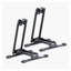 Ensemble de 2 supports à vélos pliables pour le rangement intérieur - Support en acier au carbone robuste pour vélos de montagne et de route (20 à 29 pouces)