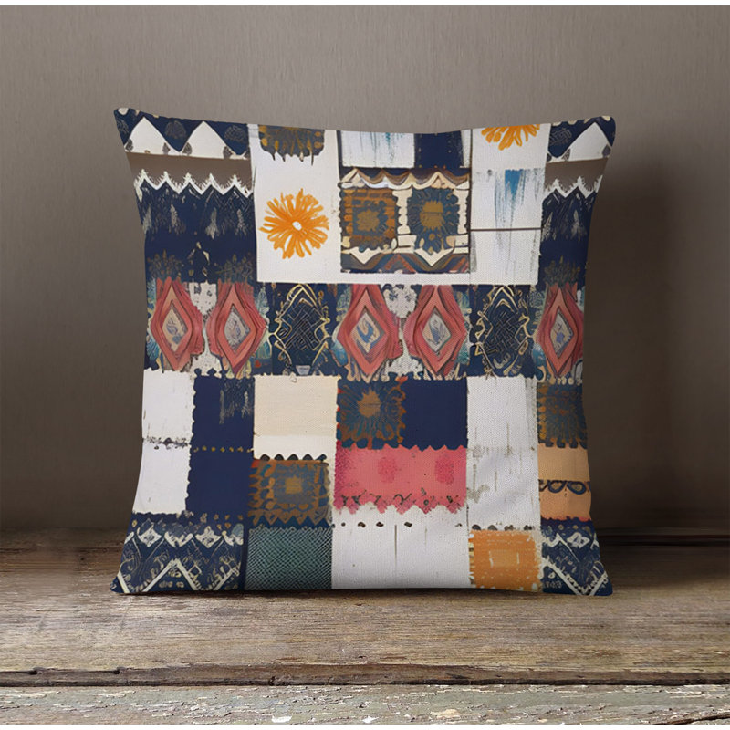 Coussin décoratif, Housse de coussin seulement - sans coussin, H 16 po x l 16 po