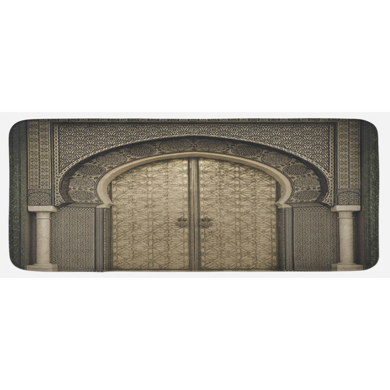 Tapis de cuisine marocain, Bleu
