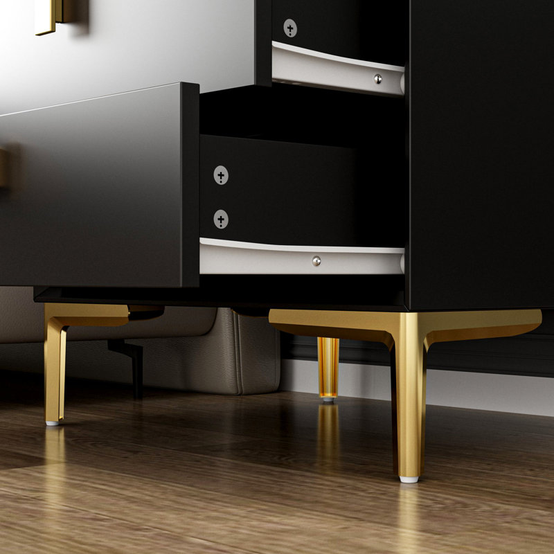 21.3"H Nightstand With 3 Drawers