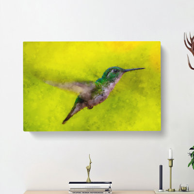 Hummingbird In Costa Rica - Wrapped Canvas