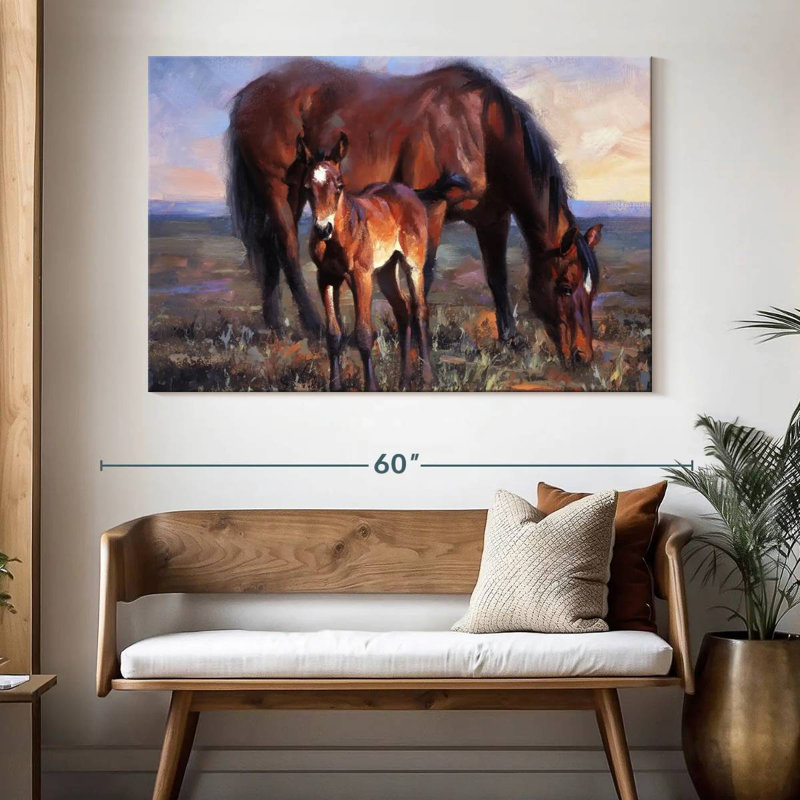 Brampt The Bay Filly, 34" H x 51" W