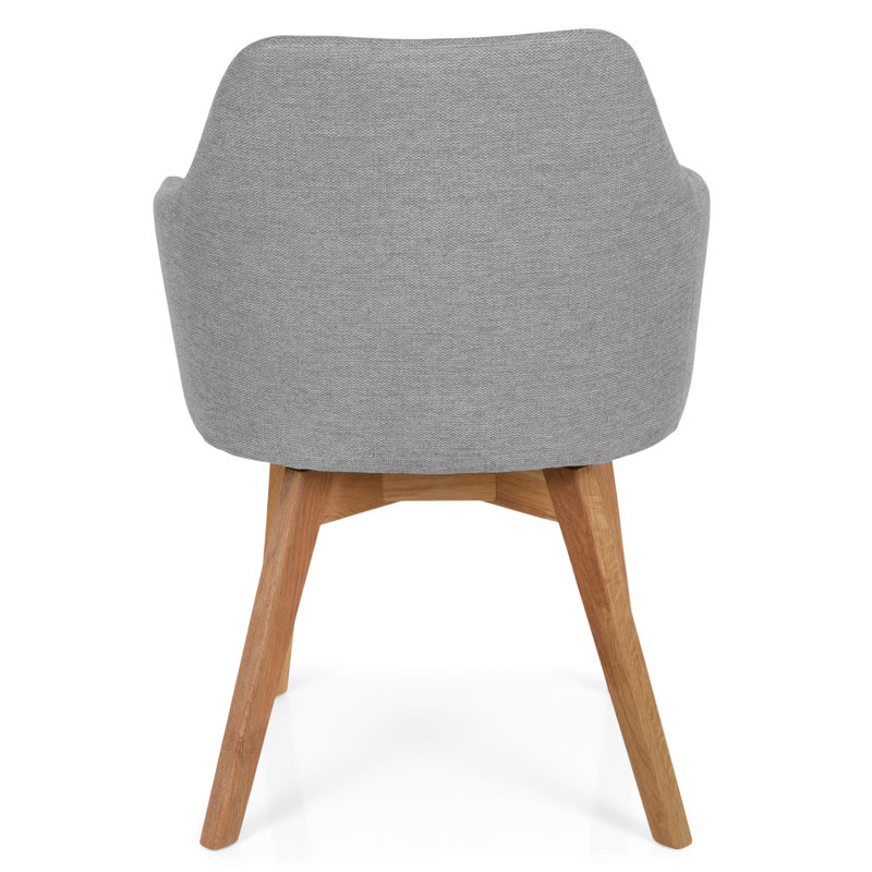 Pinto Upholstered Swivel Armchair