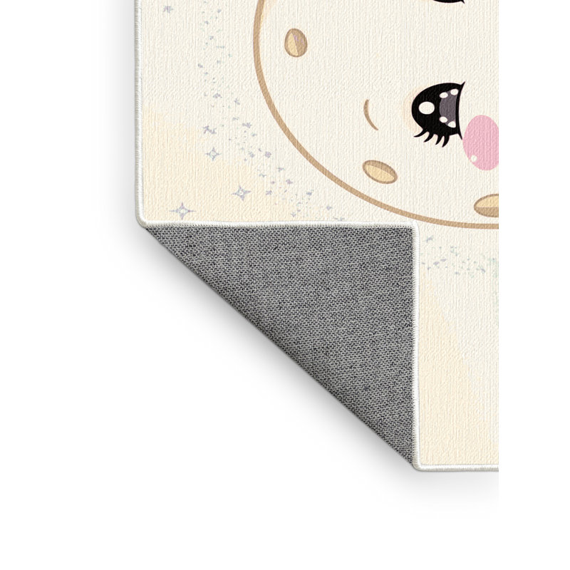 Tapis lavable pour enfant East Urban Home Sky Clouds_Sky012, Rectangulaire 2 pi x 3 pi