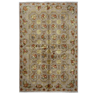 Tapis rectangulaire noué à la main
