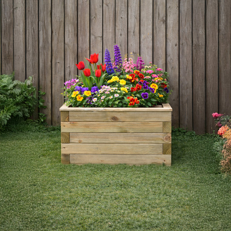 43 x 43cm Square Tanalised Planter