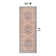 Valora Rust Medallion Pattern Machine Washable Flatweave Rug With Non-Slip Backing