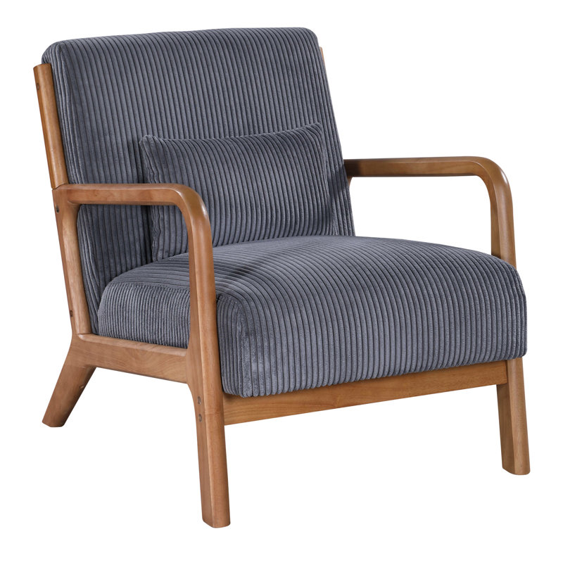 Chaise longue en bois, Gris, Brun