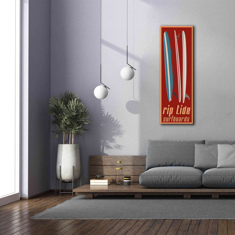 «Rip Tide» par Edward M. Fielding, estampe numérique sur toile, H 60 po x l 20 po