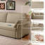 Canapé-lit convertible 2 en 1 de 216 cm avec pouf de rangement pour salon, dimensions du canapé : 216 cm (L) x 84 cm (l) x 94 cm (H), dimensions du lit : 216 cm (L) x 153 cm (l) x 60 cm (H)-869734224