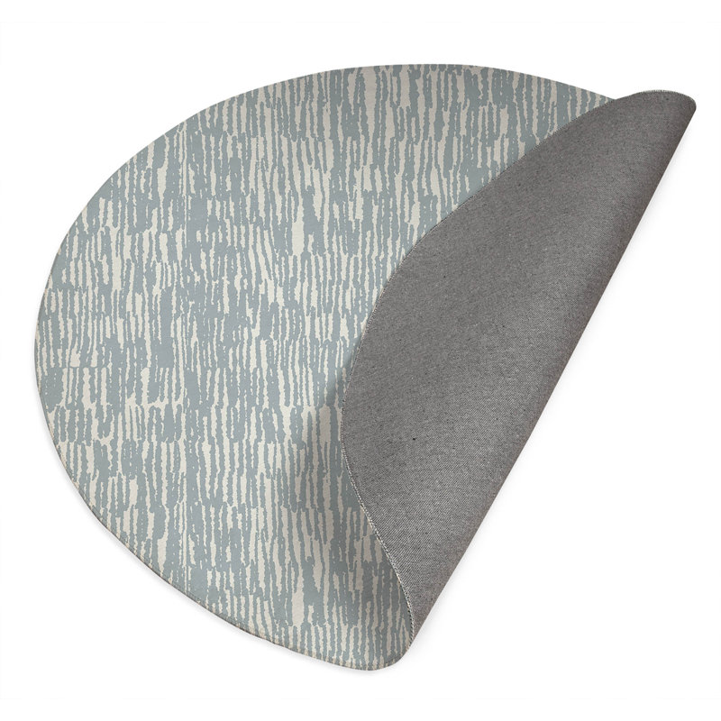 Tapis d'extérieur antidérapant Strands, Rond 5 pi