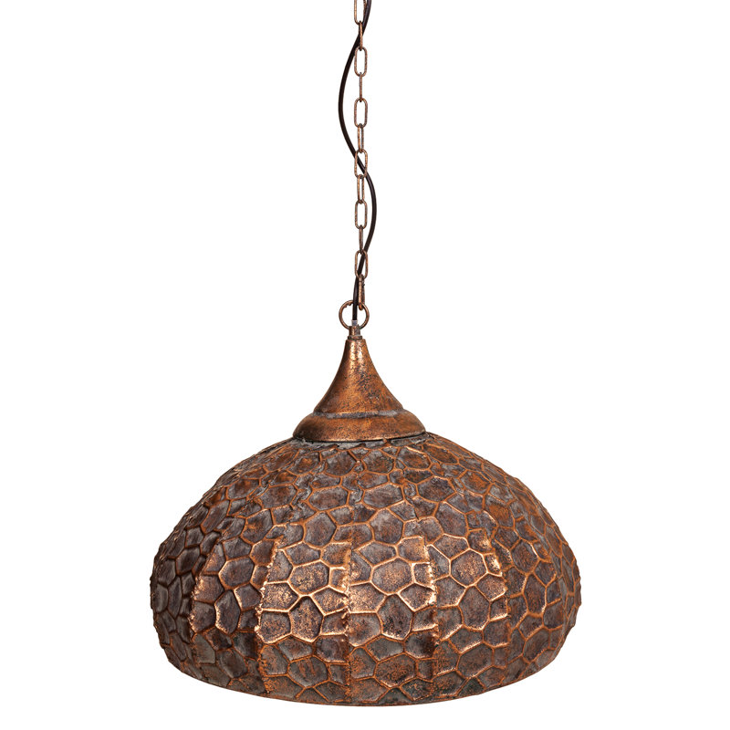 Anycia 1 - Light Gold Geometric Pendant