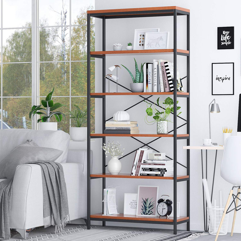 Urena 70.9" Tall Etagere Bookcase