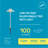 Low Voltage Landscape Single Tier Path Light, 100 Lumen, 3000K-111763997