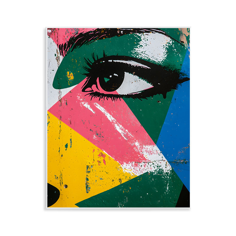 «Fragments of Face», art mural, par Walker Noble
