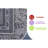LOOM & LUXE 2X8 Ivory-Grey Oriental Non-Shedding Stain-Resistant Chic Narrow Rug