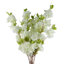 Pack of 6 x 100cm White Blossom Stem