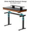 Metal Base Standing Desk with Power Outlet-1017221012-1017221013