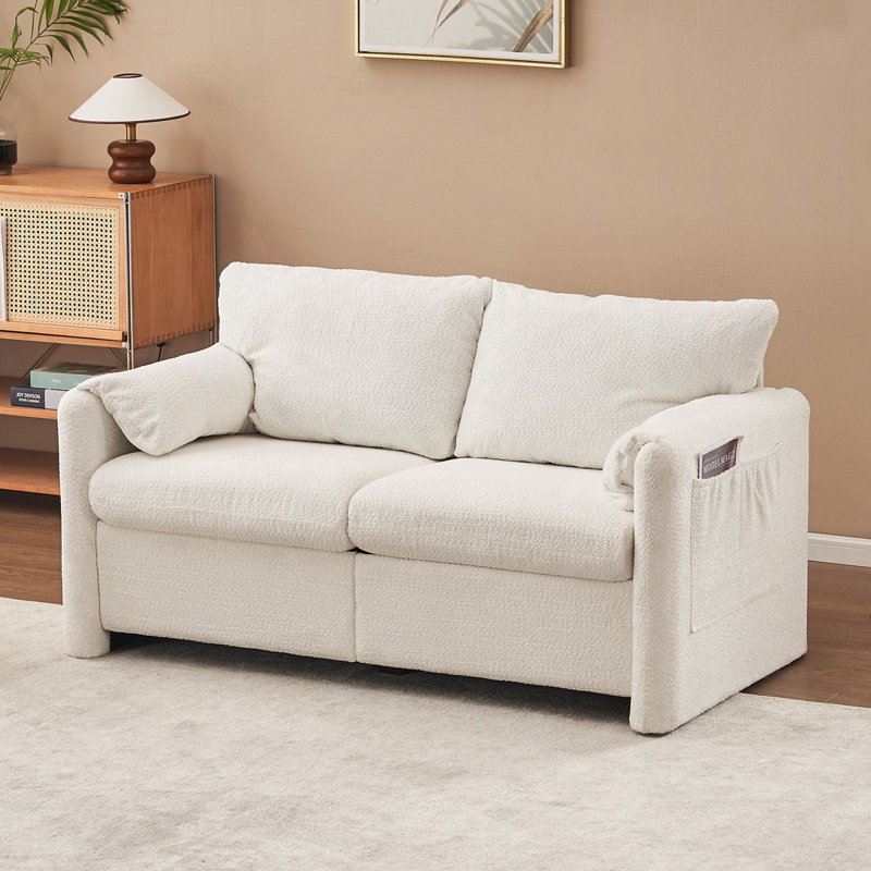 Chenille Fabric 2-Seater Couch