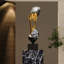 Light Luxury Fibreglass Floor-standing Ornament