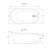 Piccolo™ 59" x 32" Freestanding Soaking Acrylic Bathtub