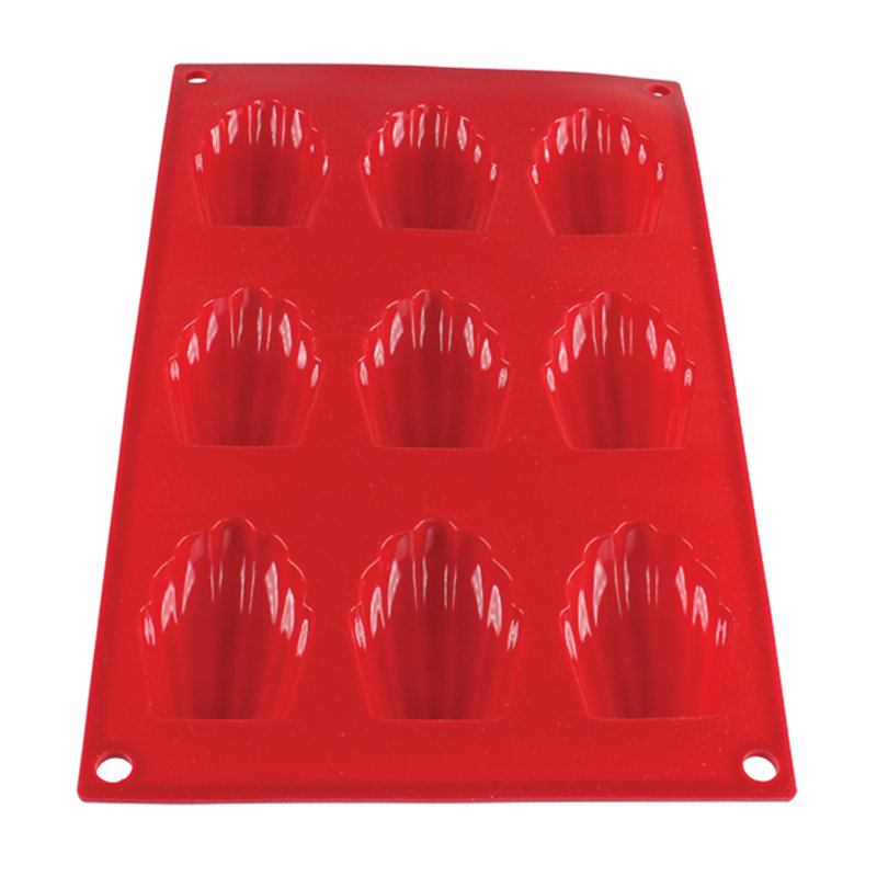 Thunder Group Inc. 9 Cup Non-Stick Silicone Mould with Lid