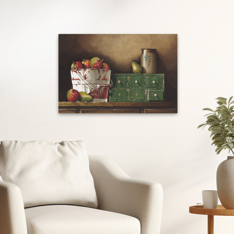 Pommes et poires, H 16 po x l 24 po