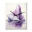 Horloge murale mauve Iceberg-99631220
