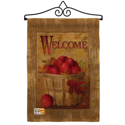 Double Sided 18.5'' H x 13'' W Polyester Garden Flag