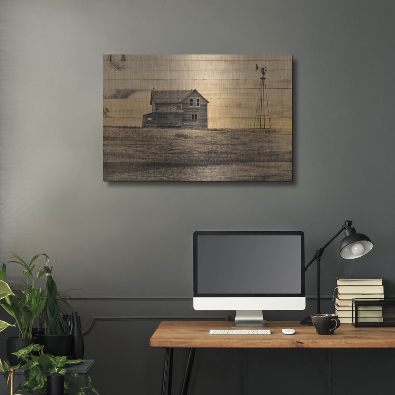 «Lost Farmstead On The Prairie 075» par Gordon Semmens, H 24 po x l 36 po