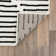 Boho Stripe Design Low Pile Performance Area Rug