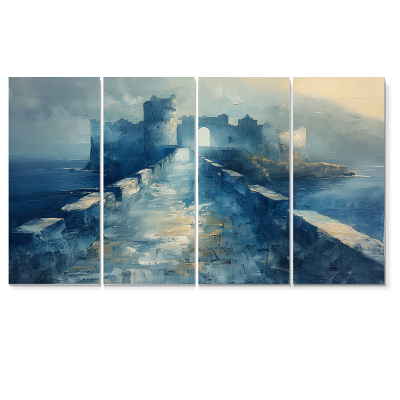 Ensemble d'art mural Lussier - Châteaux, H 28 po x l 48 po