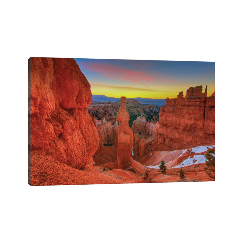 Dawn Over Thor's Hammer 1 Piece Wall Art on Canvas, 66.04 cm H x 45.72 cm W x 1.91 cm D