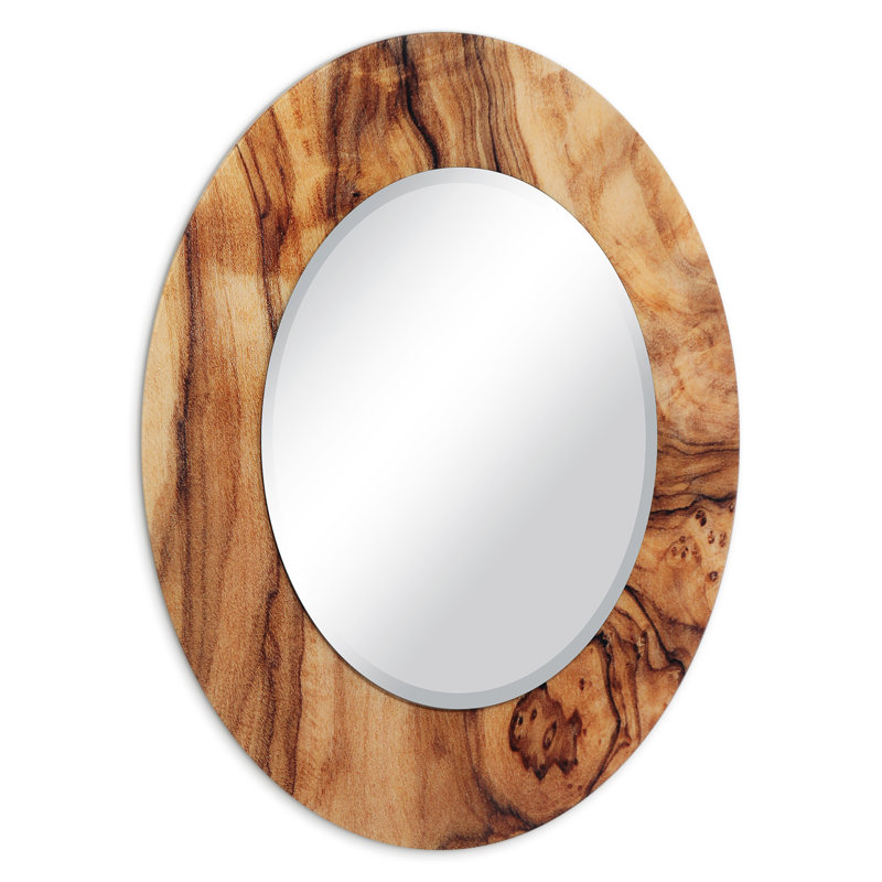 Larabee Glass Round Mirror
