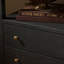 Fiona Bookcase-Black Raffia