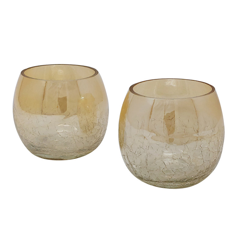 Porte-votive en verre grésille