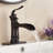Single-Hole Single-handle Bathroom Faucet with Drain Assembly-72868746