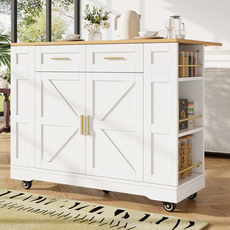 Kitchen Island, White