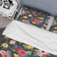 Multicolore feuilles et fleurs - ensemble de housse de couette floral - microfibre de polyester-1832007238