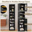 MDF, Acrylic Board Freestanding Bathroom Cabinet