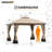 Sunjoy Moorehead 11 x 13 ft. Gazebo with LED Lighting and Bluetooth Sound-47916325